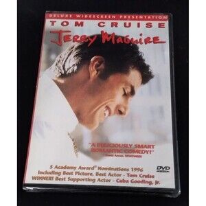JERRY MAGUIRE movie DVD Deluxe Widescreen Tom Cruise Cuba Gooding NEW